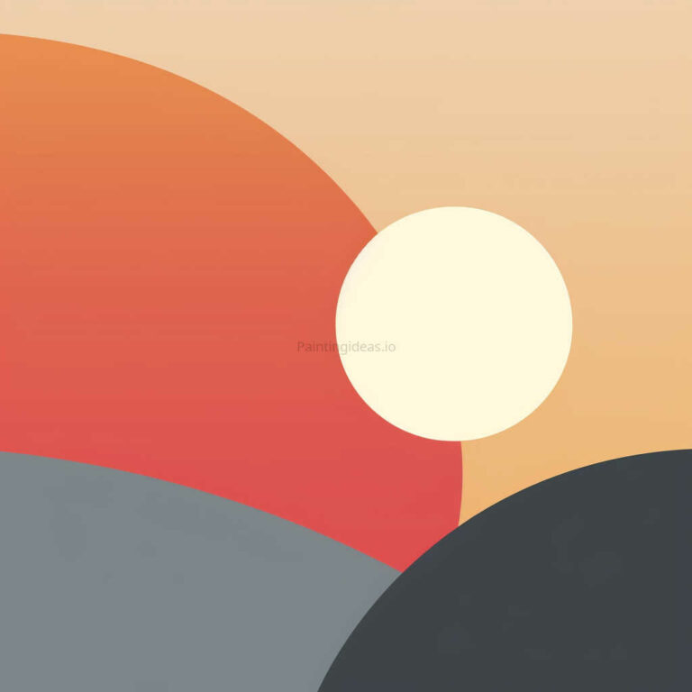 Read more about the article Minimal Sunrise Painting Ideas