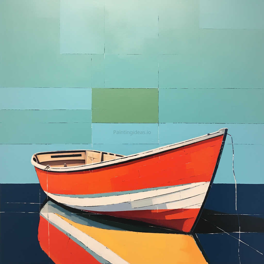 boat painting paintingideas.io