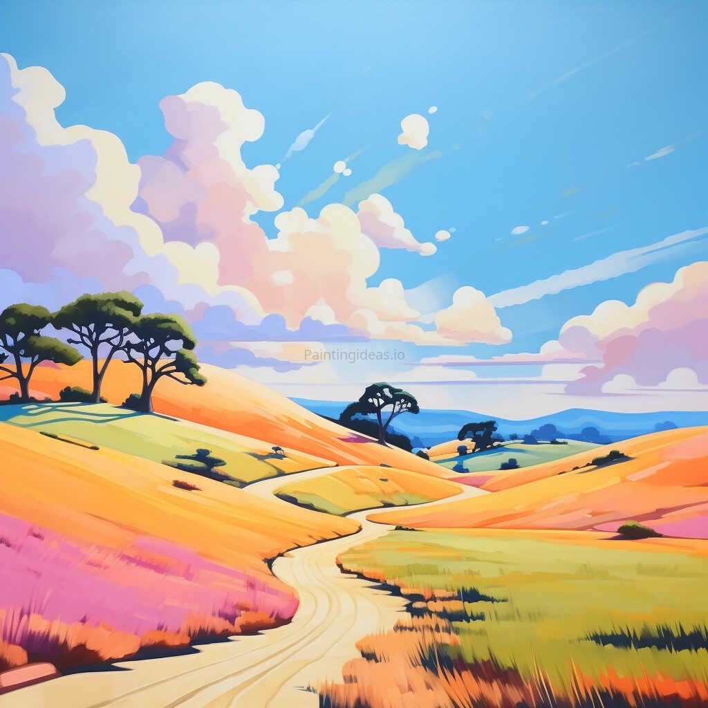 landscape painting idea paintingideas.io